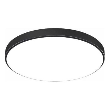 LED vonios lubinis šviestuvas CARTER LED/12W/230V 6000K IP44, skersmuo 22 cm, juodos spalvos