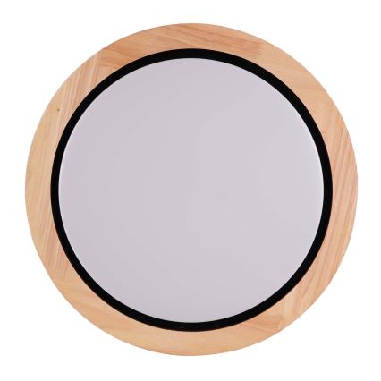 LED vonios kambario medinis lubinis šviestuvas LED/24W/230V, skersmuo 39 cm, IP44, ąžuolas