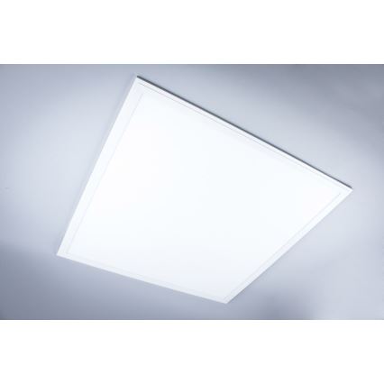 LED Ant pagrindo montuojama vonios panelė LED/40W/230V 4000K 59,5x59,5 cm IP65 balta