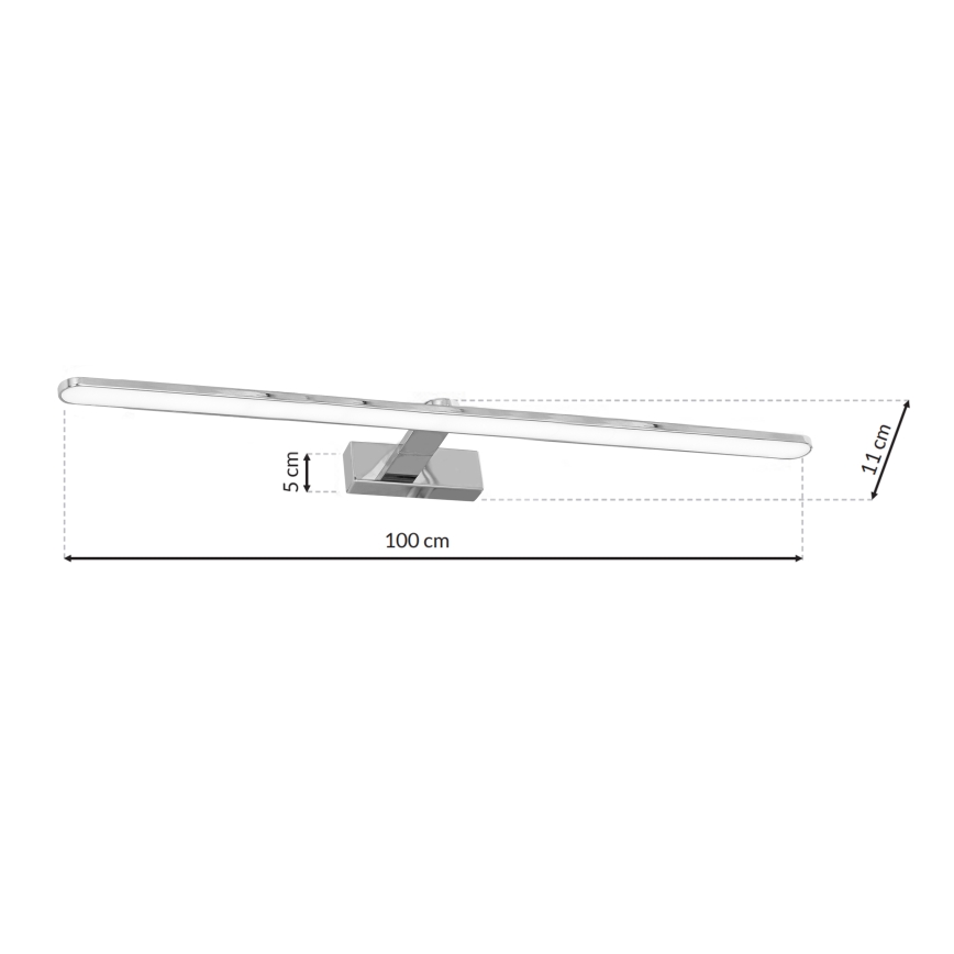 LED Vonios sieninis šviestuvas SPLASH 1xLED/21W/230V