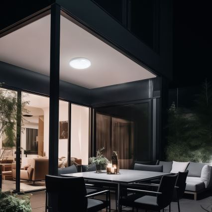 LED Sieninis vonios šviestuvas su judesio jutikliu NYMPHEA PROXI LED/18W/230V IP54 3000K
