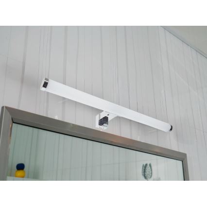 LED vonios veidrodžio apšvietimas, 10 W, 230 V, 45 cm, IP44, blizgus chromas