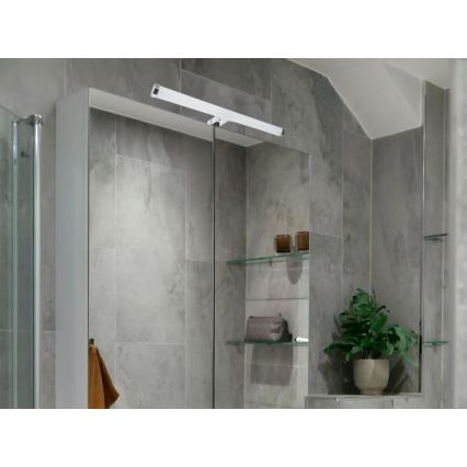 LED vonios veidrodžio apšvietimas, 10 W, 230 V, 45 cm, IP44, blizgus chromas