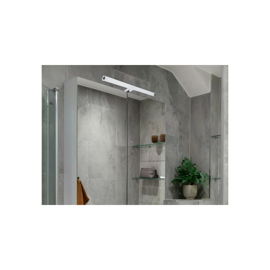 LED vonios veidrodžio apšvietimas, 10 W, 230 V, 45 cm, IP44, blizgus chromas