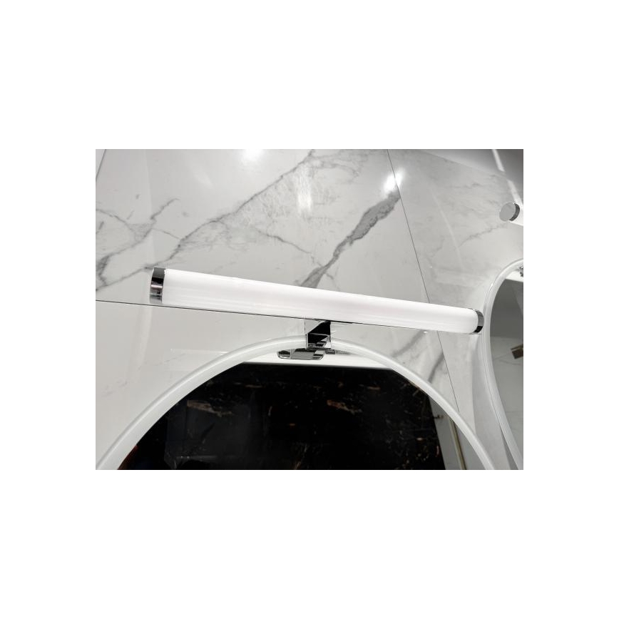 LED vonios veidrodžio apšvietimas, 10 W, 230 V, 45 cm, IP44, blizgus chromas