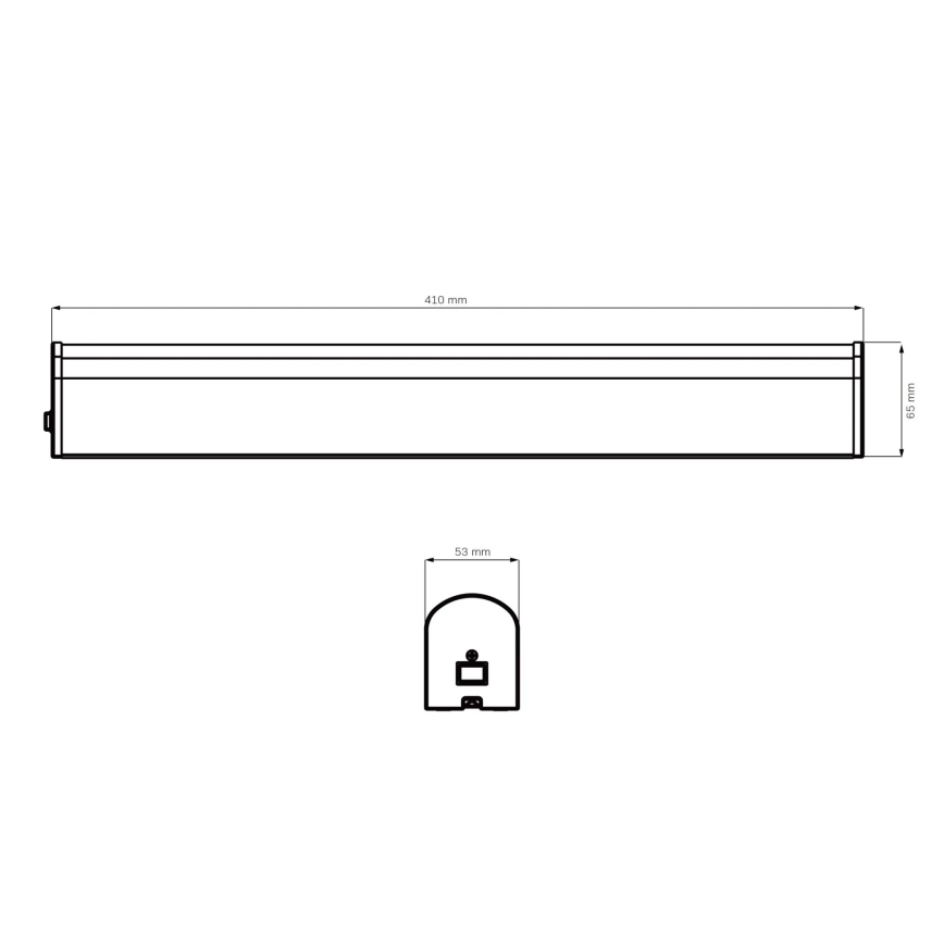 LED vonios veidrodžio apšvietimas ALEX LED/8W/230V 4000K 41 cm IP44 blizgus chromas