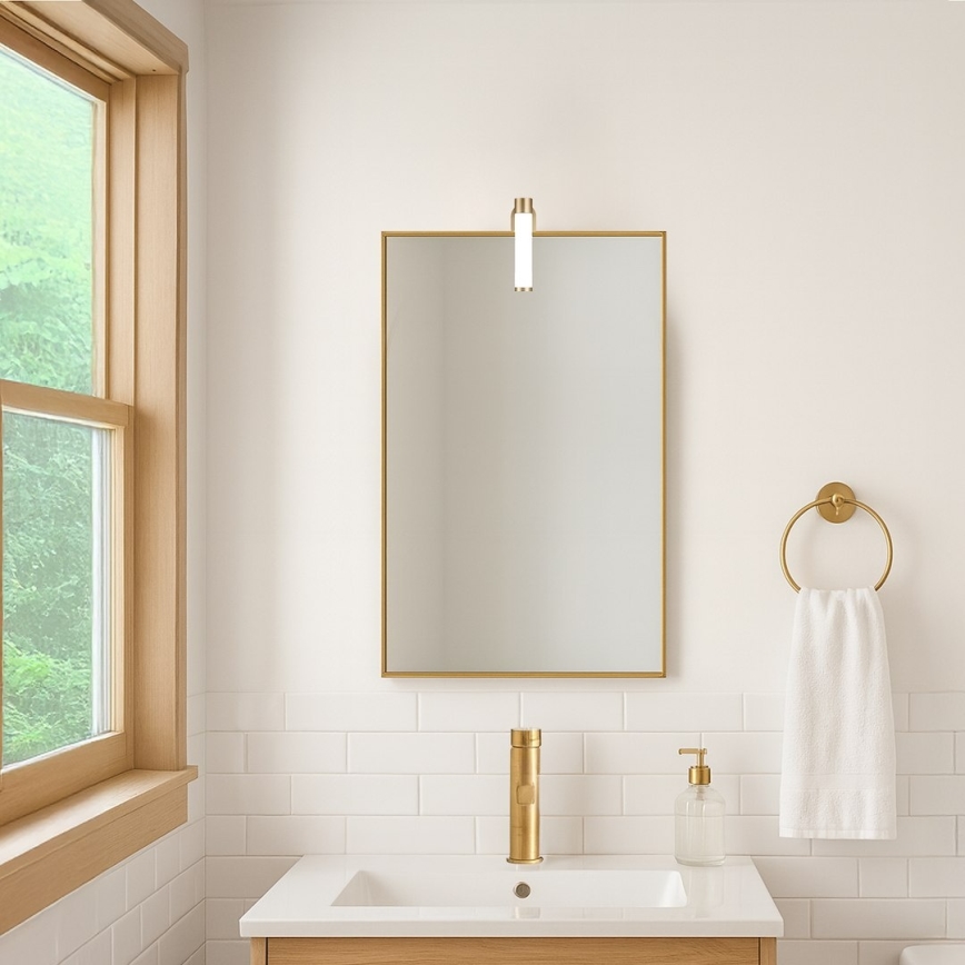 LED vonios veidrodžio apšvietimas APA MINI LED/4W/230V IP44 auksinis