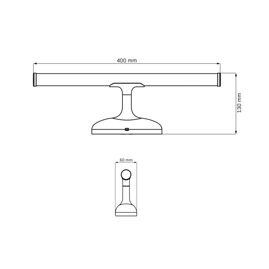 LED vonios veidrodžio apšvietimas ARMONA LED/6W/230V 4000K 40 cm IP44 blizgus chromas