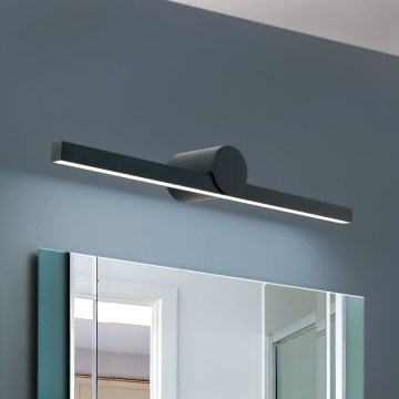 LED vonios veidrodžio apšvietimas BEAUTY LED/12W/230V 61 cm IP54 juoda