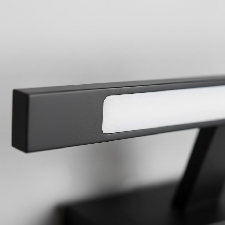 LED vonios veidrodžio apšvietimas KLIMT LED/12W/230V 3000/4000/6000K 60 cm IP44 juodas