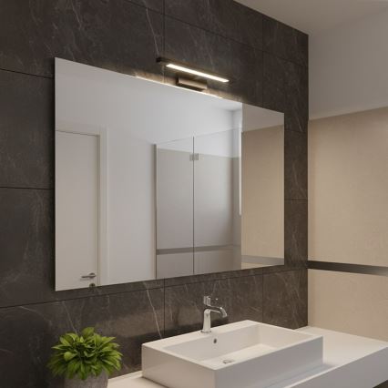 Juodas KLIMT LED vonios veidrodžio apšvietimas LED/8W/230V 3000/4000/6000K 40 cm IP44