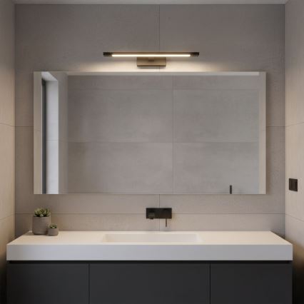Juodas KLIMT LED vonios veidrodžio apšvietimas LED/8W/230V 3000/4000/6000K 40 cm IP44
