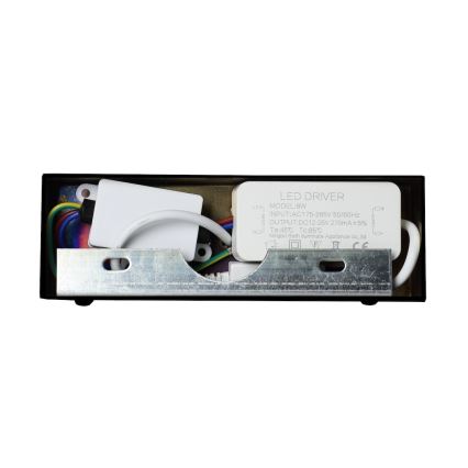 Juodas KLIMT LED vonios veidrodžio apšvietimas LED/8W/230V 3000/4000/6000K 40 cm IP44