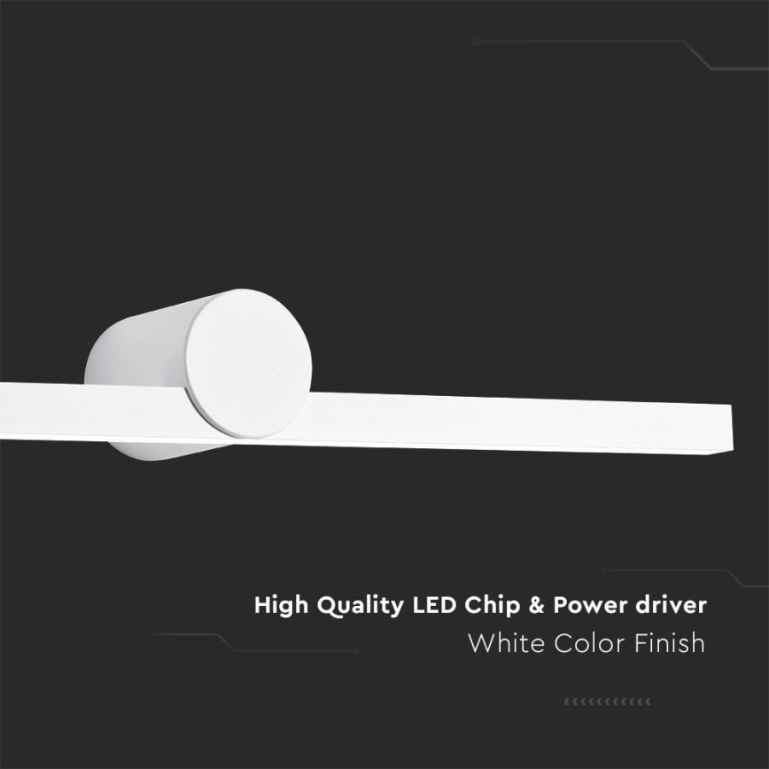 LED vonios veidrodžio apšvietimas LED/10W/230V 4000K IP65 baltas