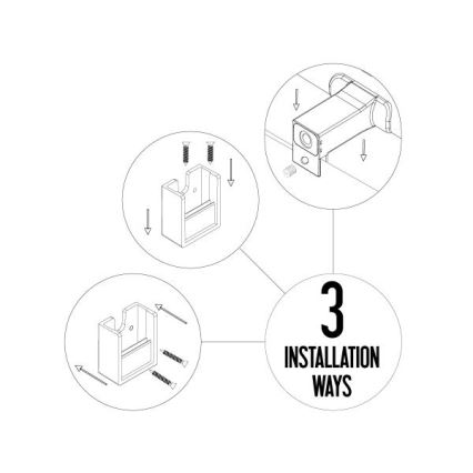 LED vonios veidrodžio apšvietimas LED/10W/230V 45 cm IP44 baltas