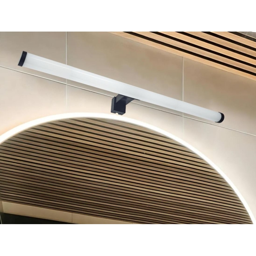 LED vonios veidrodžio apšvietimas LED/12W/230V 59,5 cm IP44 juoda
