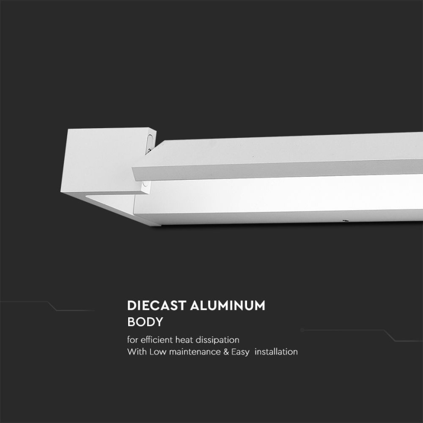LED vonios veidrodžio apšvietimas LED/18W/230V 4000K IP44 60 cm balta