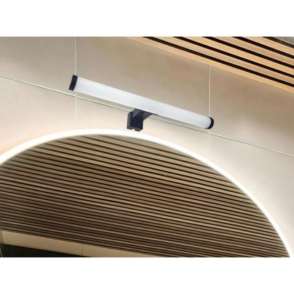 LED vonios veidrodžio apšvietimas LED/8W/230V 30 cm IP44 juodas