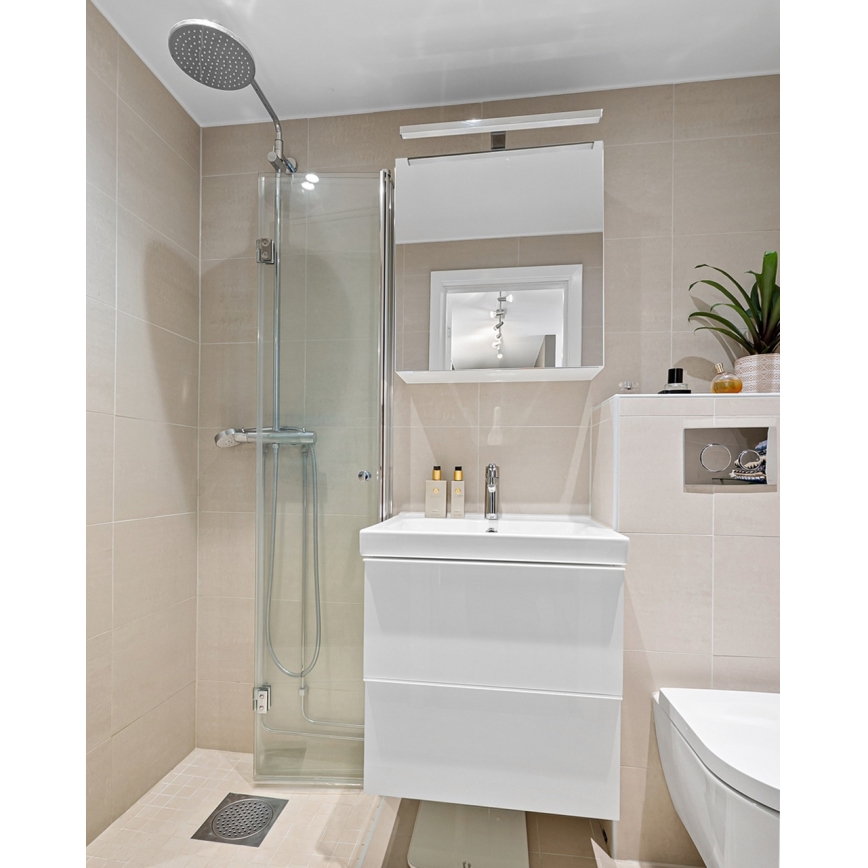 LED vonios veidrodžio apšvietimas LED/8W/230V 4000K 50 cm IP44 blizgus chromas