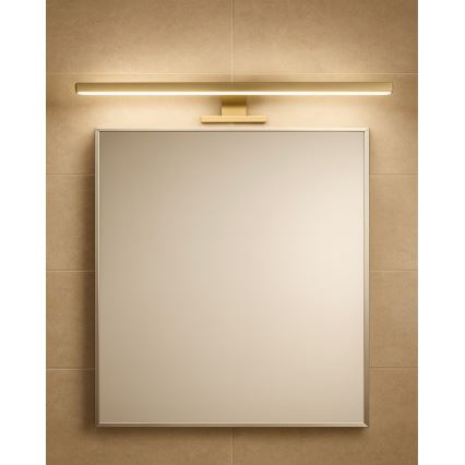 LED vonios veidrodžio apšvietimas LED/8W/230V 4000K 50 cm IP44 matinė auksinė