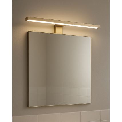 LED vonios veidrodžio apšvietimas LED/8W/230V 4000K 50 cm IP44 matinė auksinė