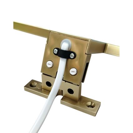 LED vonios veidrodžio apšvietimas LED/8W/230V 4000K 50 cm IP44 matinė auksinė