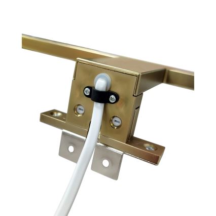 LED vonios veidrodžio apšvietimas LED/8W/230V 4000K 50 cm IP44 matinė auksinė