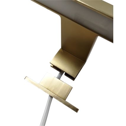 LED vonios veidrodžio apšvietimas LED/8W/230V 4000K 50 cm IP44 matinė auksinė