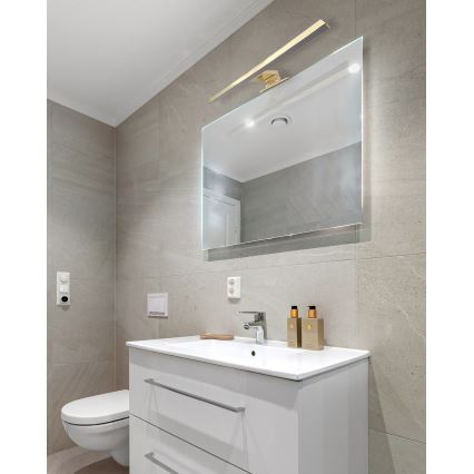 LED vonios veidrodžio apšvietimas LED/8W/230V 4000K 50 cm IP44 matinis auksas