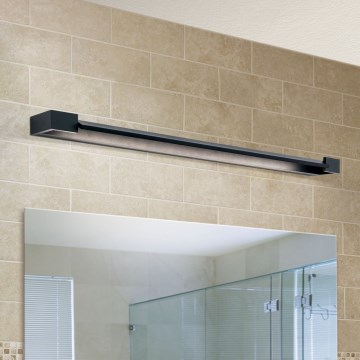 LED vonios veidrodžio apšvietimas MARILYN LED/24W/230V 90 cm IP44 juoda