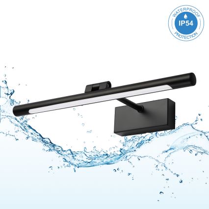 LED vonios veidrodžio apšvietimas MIRROR LED/6W/230V 4000K IP44 40 cm juodas