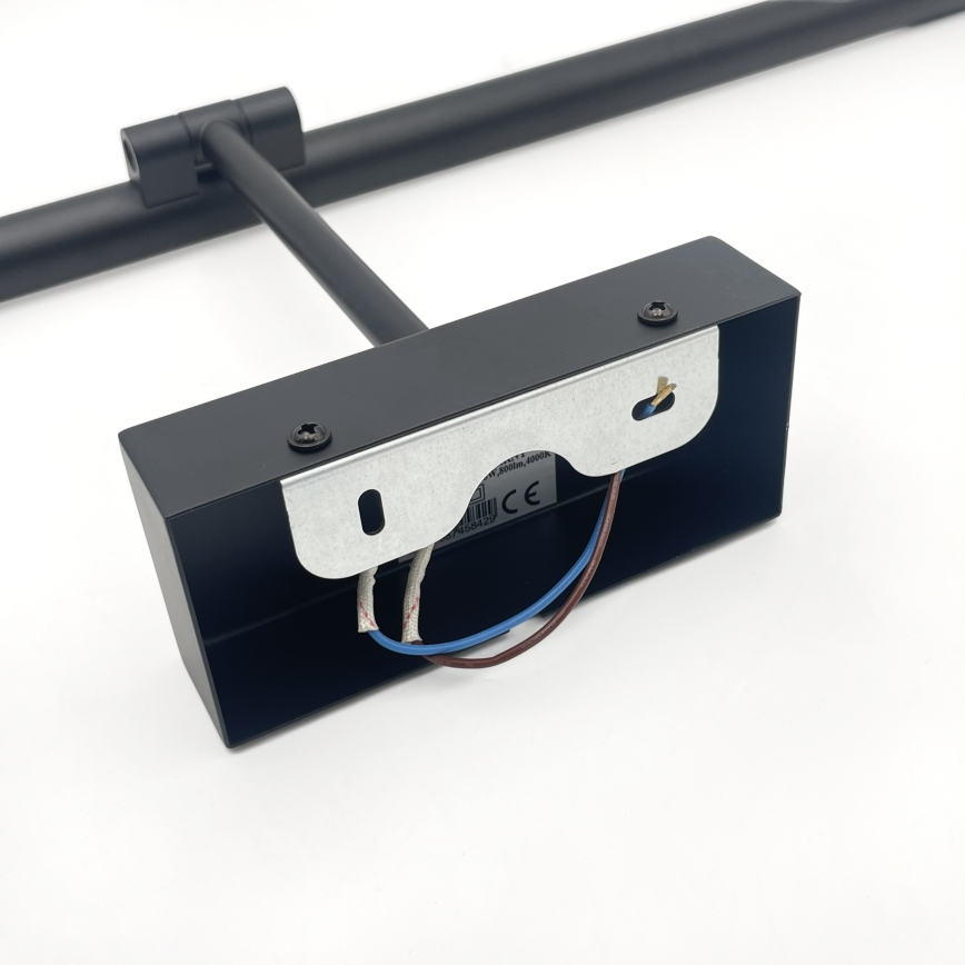 LED vonios veidrodžio apšvietimas MIRROR LED/8W/230V 4000K IP44 60 cm juodas