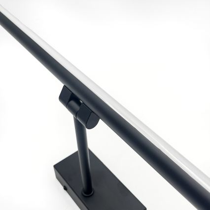 LED vonios veidrodžio apšvietimas MIRROR LED/8W/230V 4000K IP44 60 cm juodas