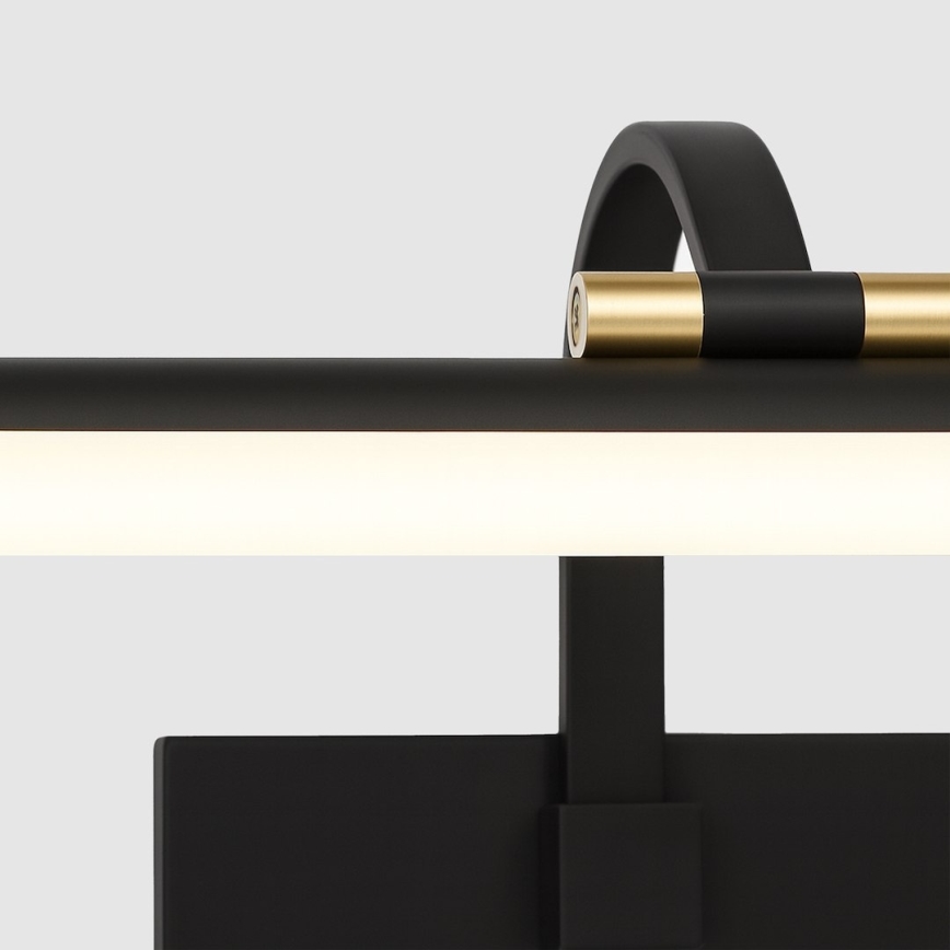 LED vonios veidrodžio apšvietimas VINCI LED/15W/230V 60 cm IP44 juodas