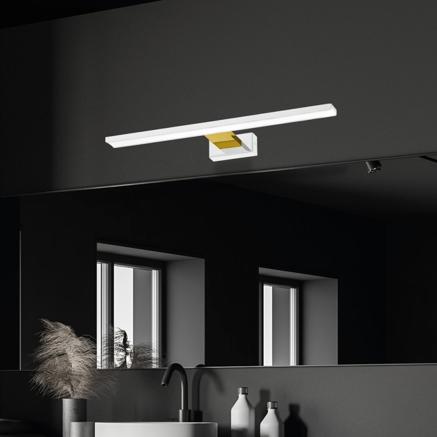 LED vonios veidrodžio apšvietimas SHINE LED/13,8W/230V IP44 balta/auksinė