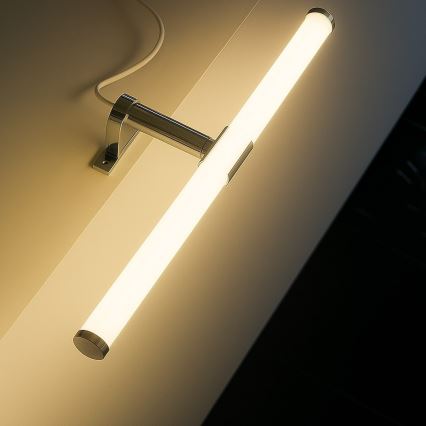 LED vonios veidrodžio šviestuvas 2in1 APA LED/6W/230V 40 cm IP44 blizgus chromas