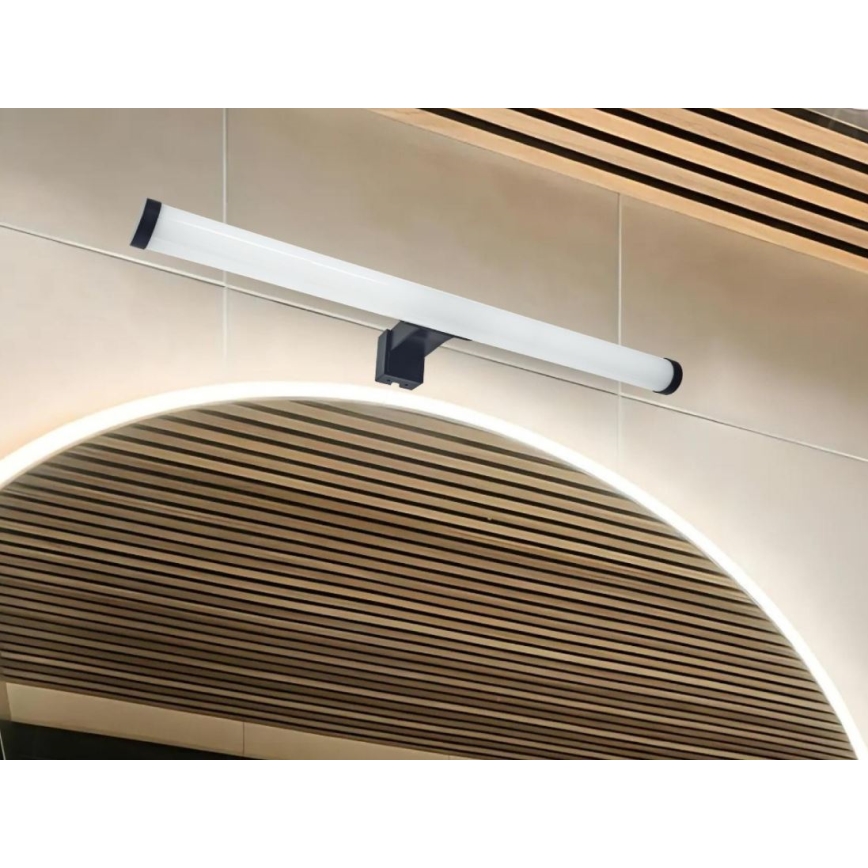 LED vonios veidrodžio šviestuvas LED/10W/230V 45 cm IP44 juodas