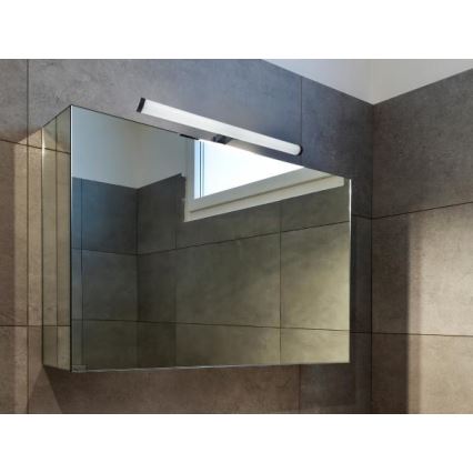 LED vonios veidrodžio šviestuvas LED/10W/230V 45 cm IP44 juodas