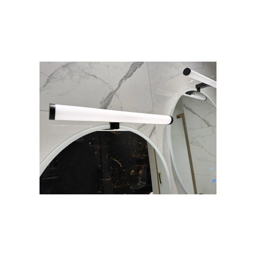 LED vonios veidrodžio šviestuvas LED/10W/230V 45 cm IP44 juodas