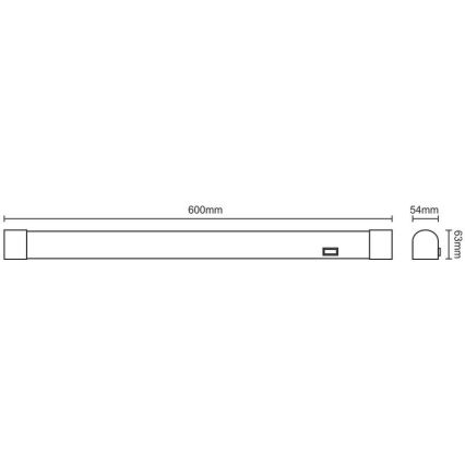 LED vonios veidrodžio šviestuvas LED/15W/230V 4000K IP44