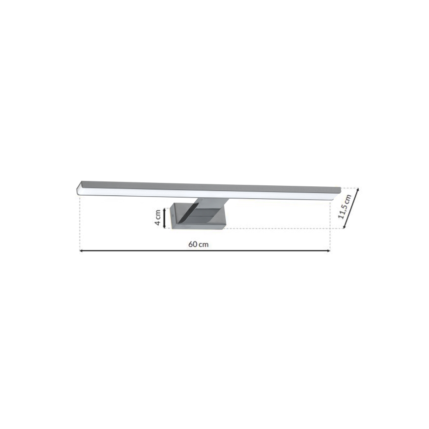 LED vonios veidrodžio šviestuvas SHINE 1xLED/13,8W/230V IP44