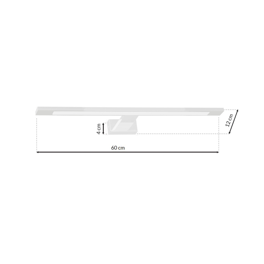 LED vonios veidrodžio šviestuvas SHINE LED/12W/230V IP44