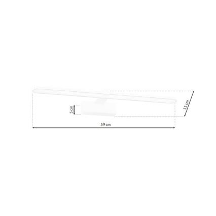 LED vonios veidrodžio šviestuvas SPLASH LED/12W/230V IP44