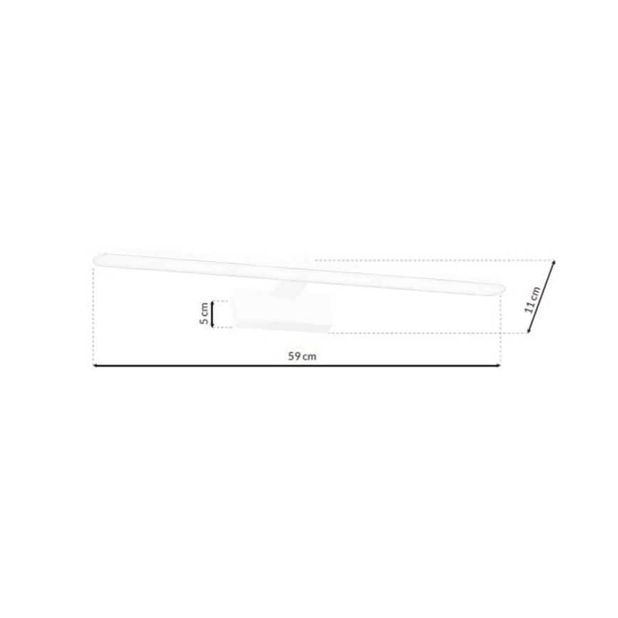 LED vonios veidrodžio šviestuvas SPLASH LED/12W/230V IP44