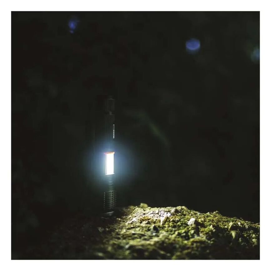 LED žibintuvėlis 2in1 COB LED/3xAAA