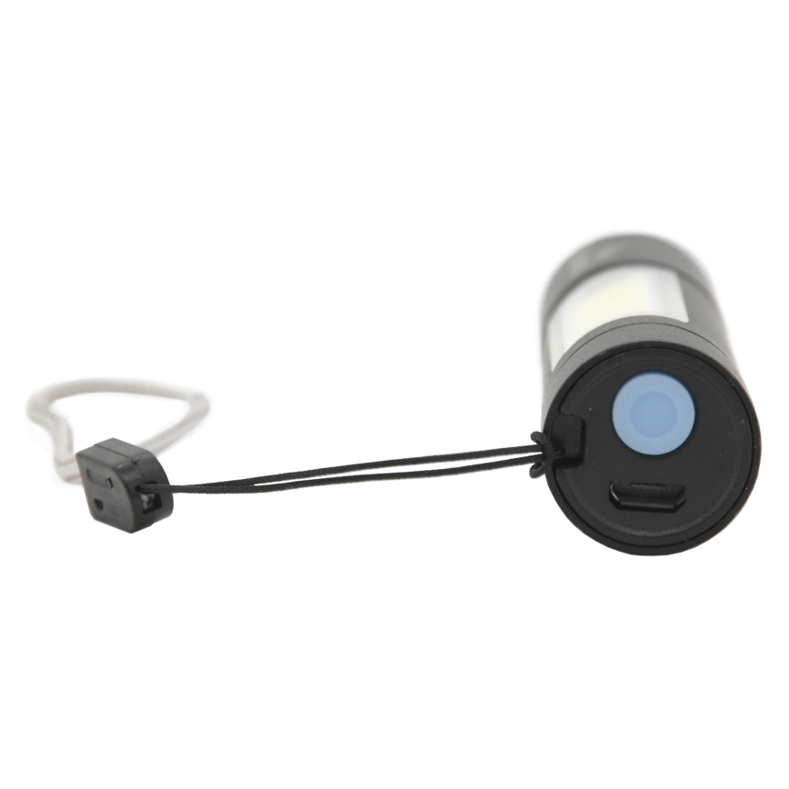 LED Žibintuvėlis LED/400mAh juodas