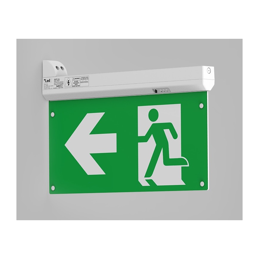 LED2 – LED Avarinė lemputė SAFE ALL LED/2W/3,6V 6000K IP40