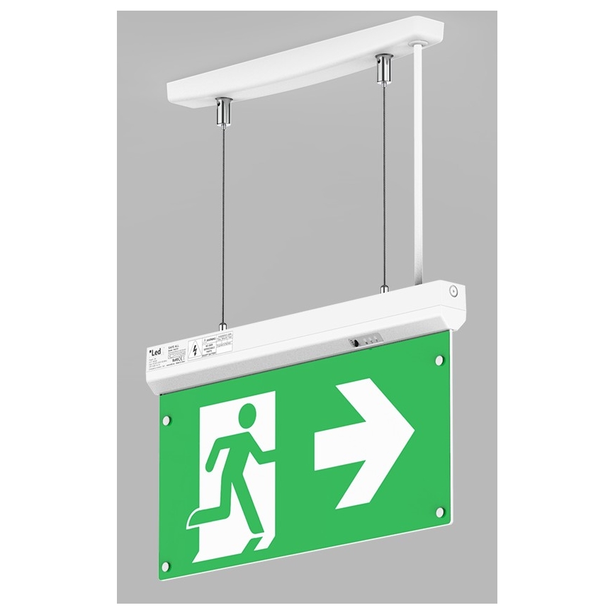 LED2 – LED Avarinė lemputė SAFE ALL LED/2W/3,6V 6000K IP40