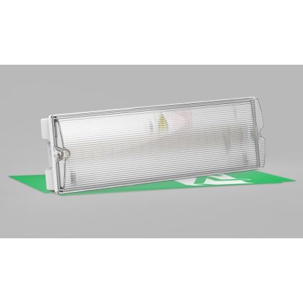 LED2 – LED Avarinė lemputė SAFE ON LED/3W/3,6V 6000K IP65