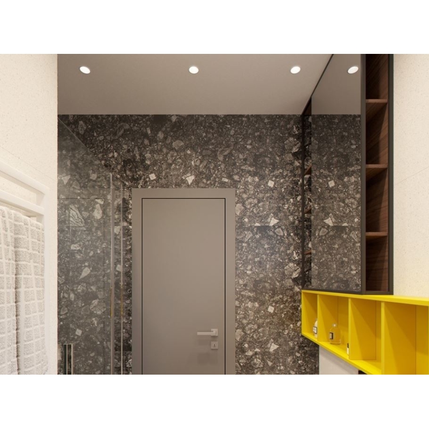 LED2 - LED Įleidžiamas akcentinis šviestuvas RAY LED/10W/230V baltas IP44